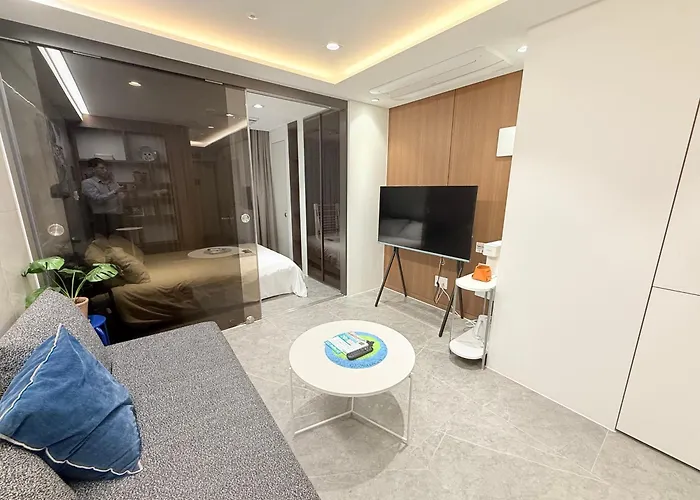 Gangnam Seocho Premium 5 Queen Bed Living Kitchen * Seoul